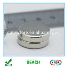 D20 nickle plated neodymium disc magnets